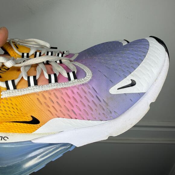 Nike Air Max 270 in University Gold Sneaker Womens 8 - Picture 6 of 12
